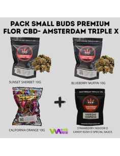 Pack Premium Small Buds - Flor CBD | Amsterdam Triple X